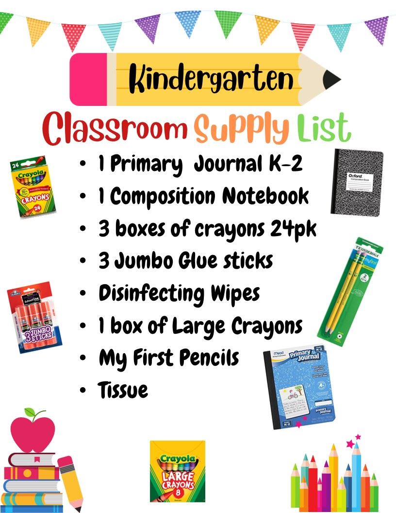 Kindergarten Supplies